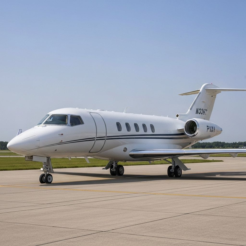 Midsize Jets - Hawker 900XP for aerodrome aviation